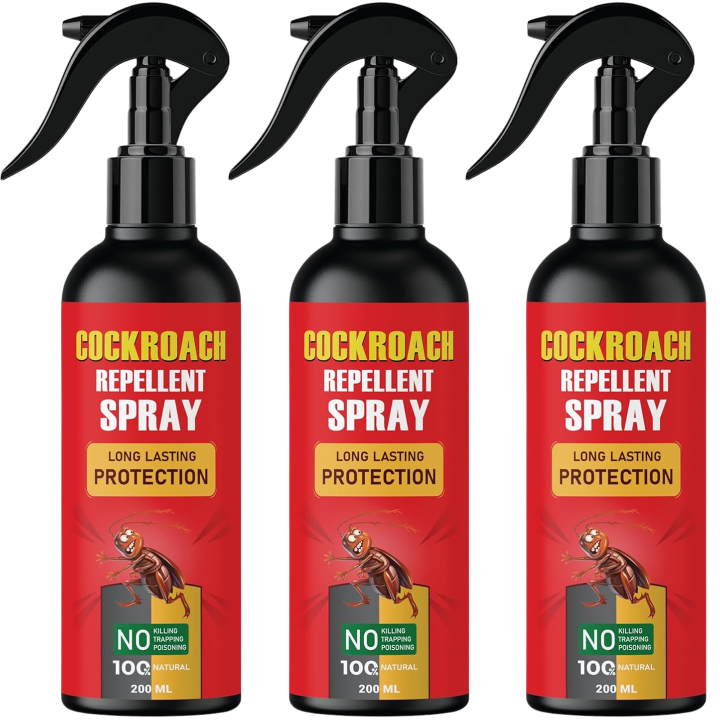 BM Brothers Herbal Cockroach Repellent Spray – 100% Natural Kitchen-Safe Formula (200ml)