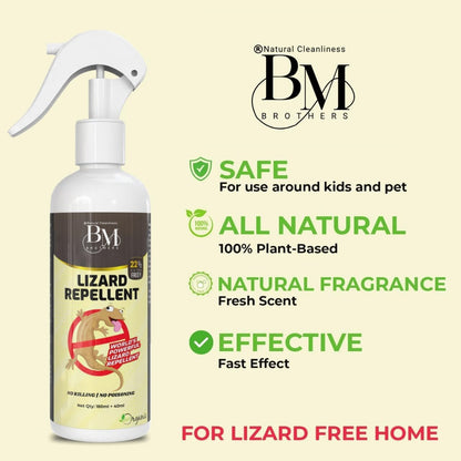 Lizard Repellent for Home Spray Pest Control | Made With Plants Oil, Irritant-Free, Chemical-Free