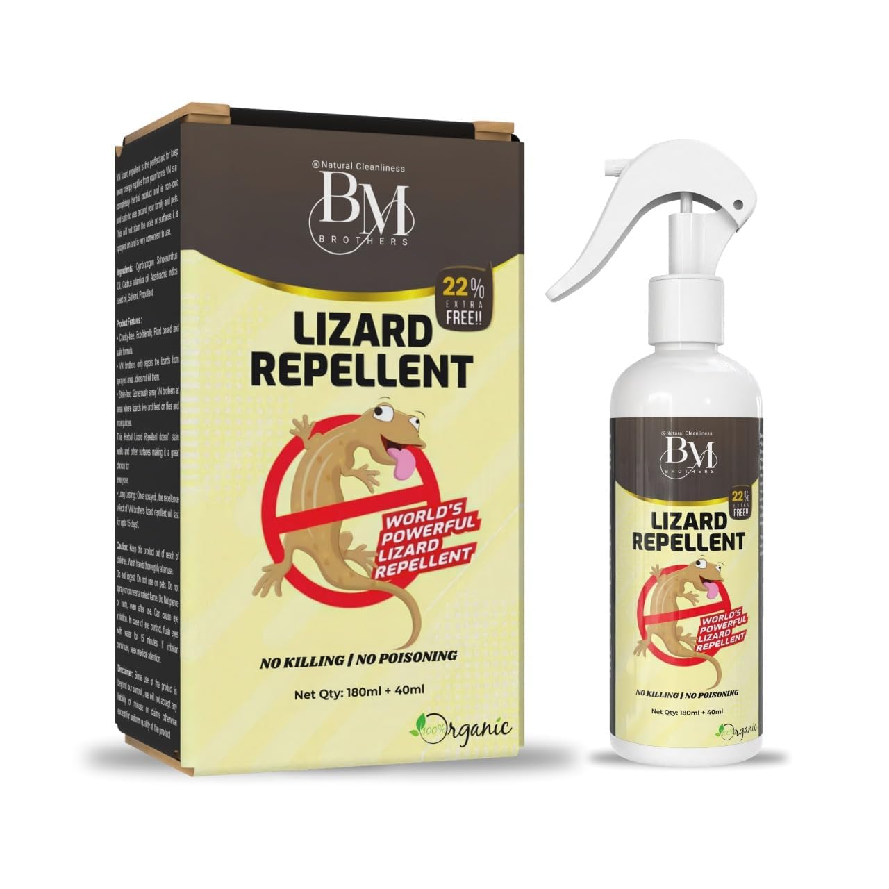 Lizard Repellent for Home Spray Pest Control | Made With Plants Oil, Irritant-Free, Chemical-Free